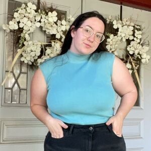 Silk Blend Knit Tank